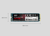 Silicon Power M.2 PCIe Gen 3 Solid State Drive, 5 Yr Warranty