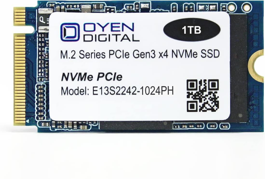 Oyen Digital M.2 2242 NVMe Gen 3 x 4 PCIe 3D TLC SSD – AMT GOV INC