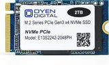 Oyen Digital M.2 2242 NVMe Gen 3 x 4 PCIe 3D TLC SSD