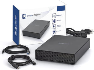 Oyen Digital HDX Pro C USB-C Aluminum External Hard Drive and Enclosure