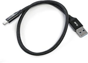 Oyen Digital USB-C to USB-A Cable, 16-inch/ 0.4 M, 5-pack