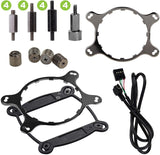 400-HY-CL36-V1 EVGA CLC 360mm AIO RGB LED CPU Liquid Cooler 843368062712