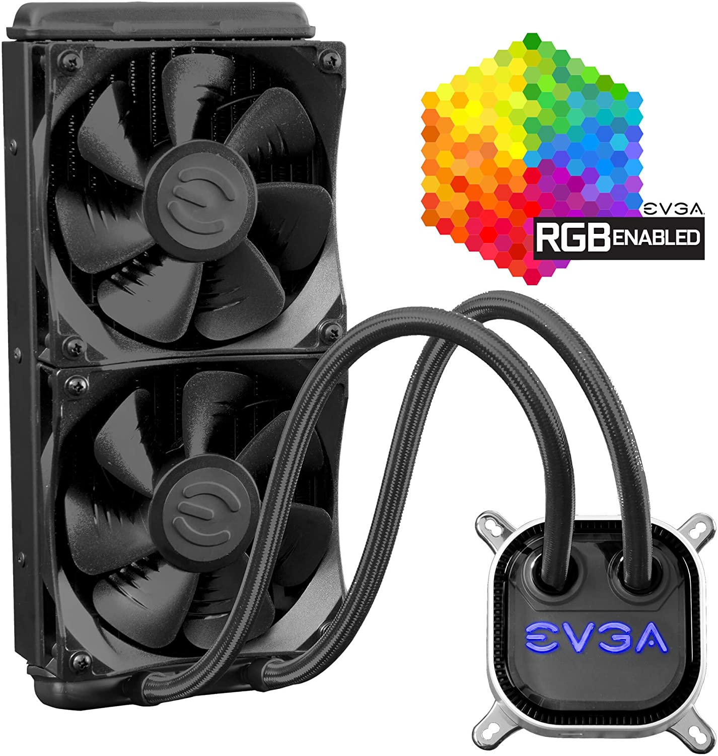 400-HY-CL24-V1 EVGA CLC 240mm AIO RGB LED CPU Liquid Cooler