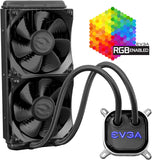 400-HY-CL24-V1 EVGA CLC 240mm AIO RGB LED CPU Liquid Cooler 843368048716