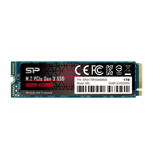 Silicon Power M.2 PCIe Gen 3 Solid State Drive, 5 Yr Warranty