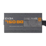 110-BQ-0750-V1 EVGA 750W BQ Power Supply 843368036676